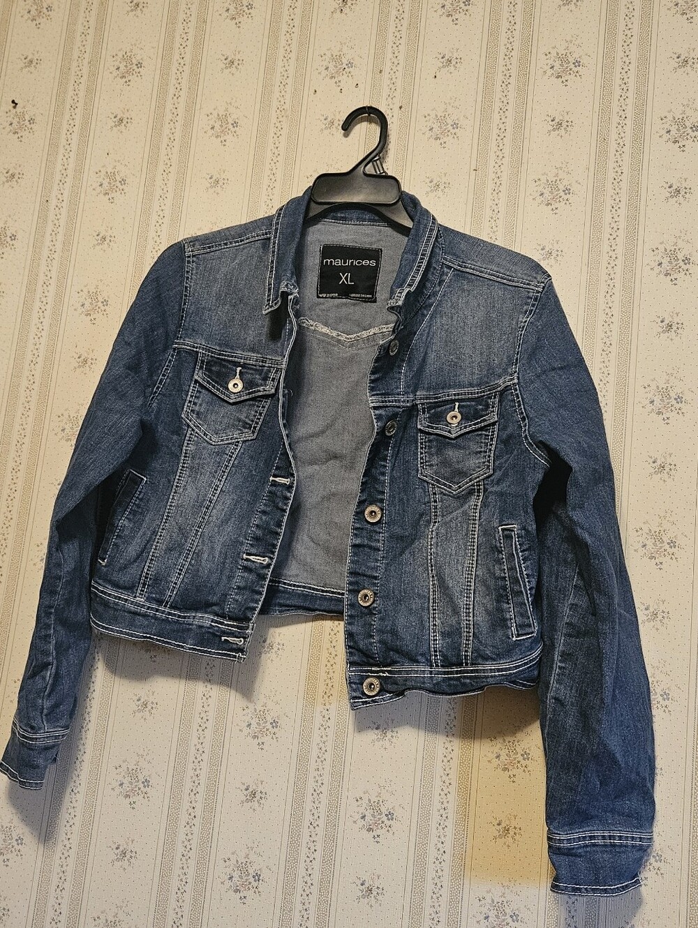 Maurices Women's XL Blue Denim Jean Jacket